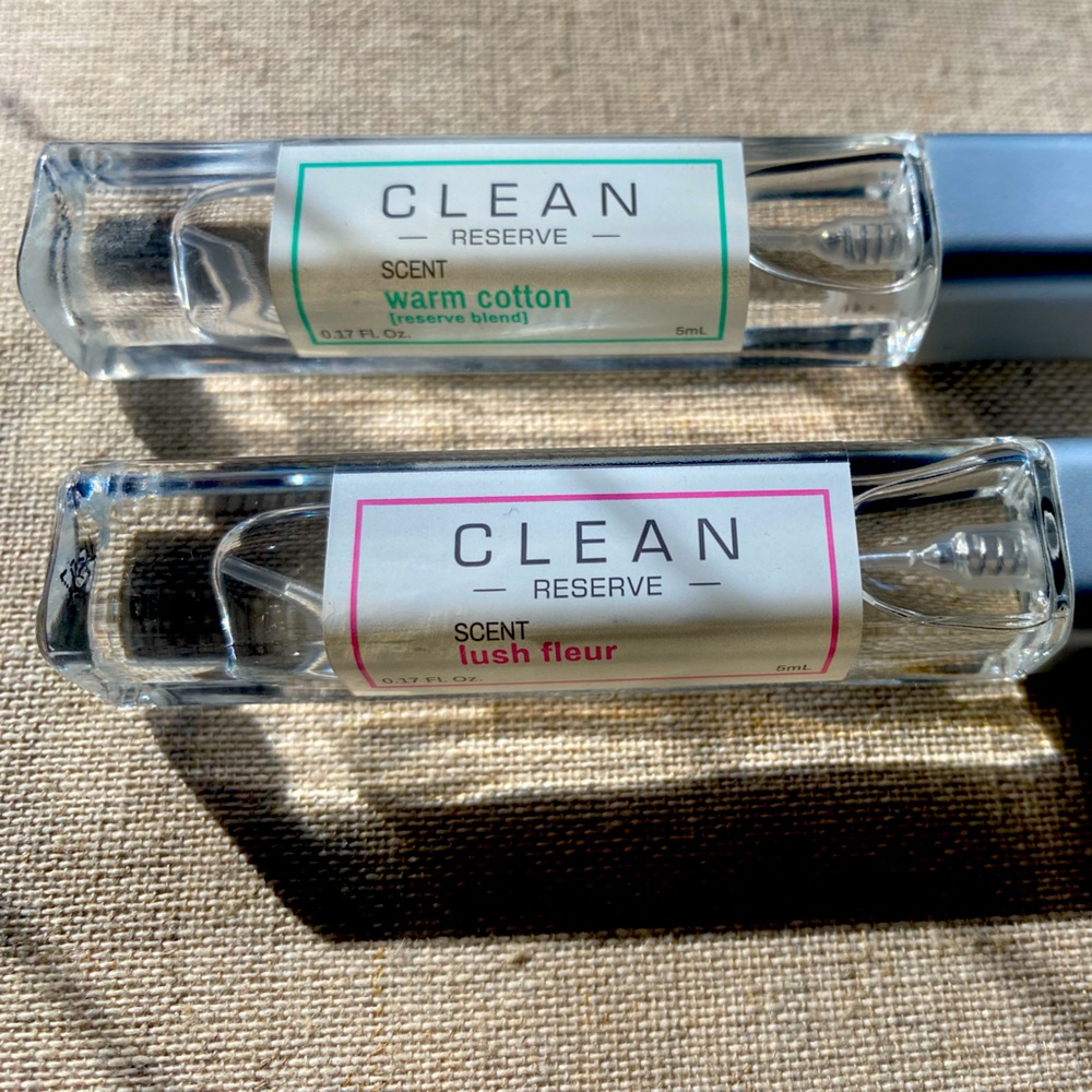 Clean Reserve Perfume Travel Sprays - Warm Cotton & Lush Fleur - NEW